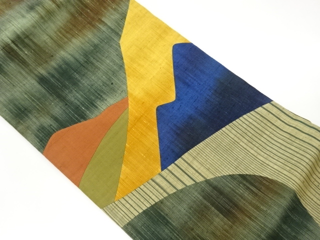 JAPANESE NAGOYA OBI / TSUMUGI / KIRIBAME STYTLE